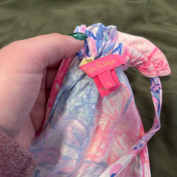 EUC Lilly Pulitzer swing dress I think print is snappy turtle 🐢 🩷 - Picture 6 of 6